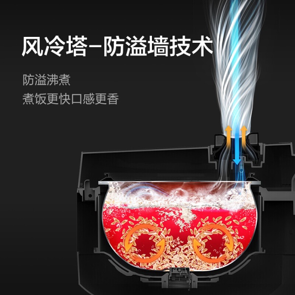 苏泊尔（SUPOR） 电饭煲5L 3-8人蓝钻球...