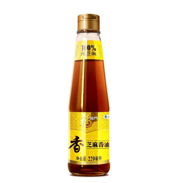 福临门 食用油 压榨芝麻油400ml 凉拌调味烹饪火锅 中粮出品