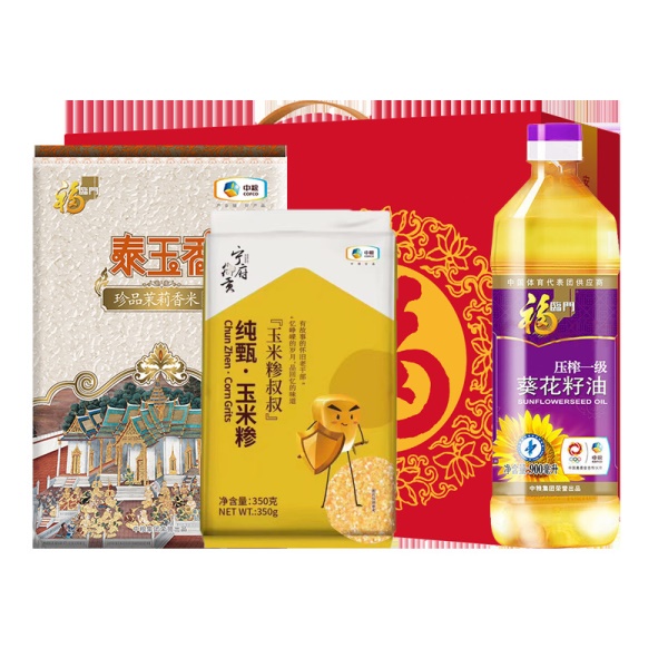 中粮福临门米面油礼盒