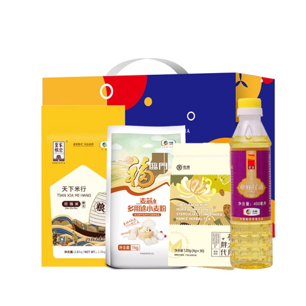 2021中粮“颂福到家”粮油大礼包F2 粮油套装...
